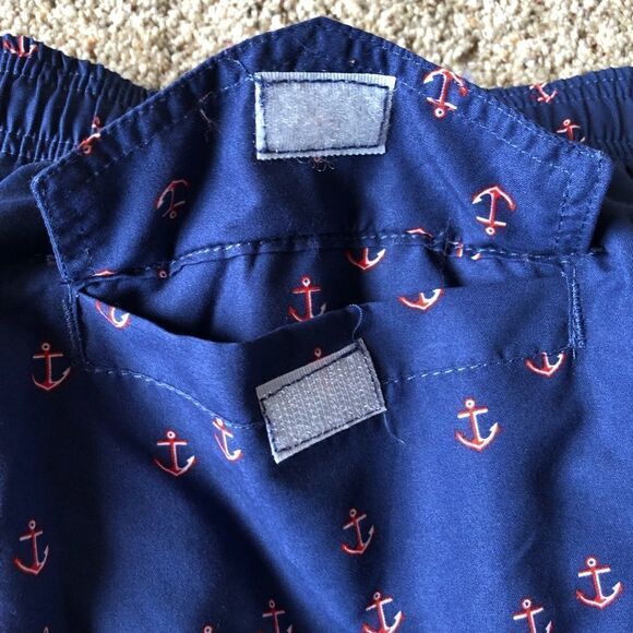 Exist Swim Men’s Navy Anchor Print Swim Trunks Size 3XL - Picture 7 of 8